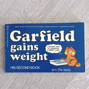 VINTAGE Garfield's Second Book Garfield Gains Weight
